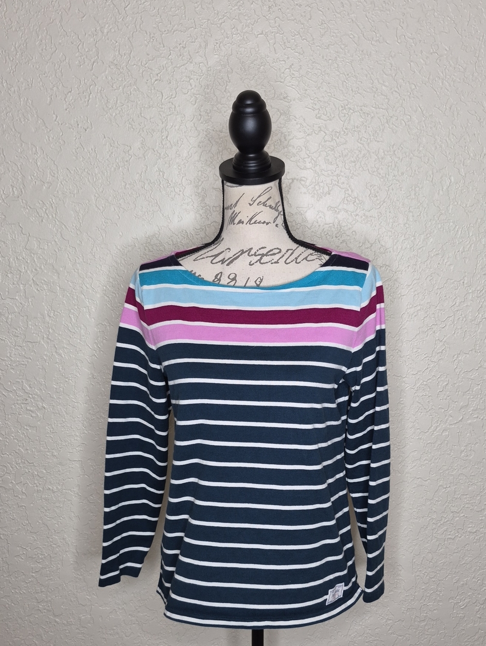 Talbots Petite Striped Top‎ Size Medium Petite